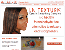 Tablet Screenshot of latextura.com
